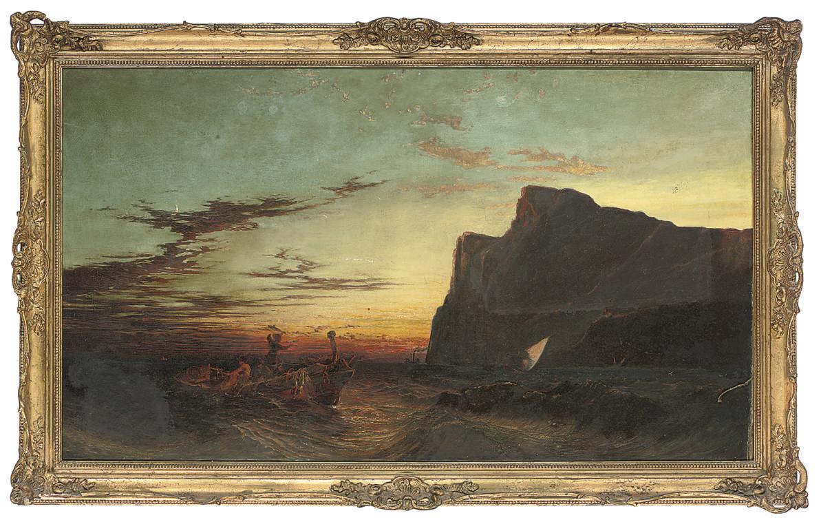 Harry John Johnson - Sunset on the Atlantic