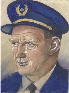 Harry Kernoff, R.H.A. - Captain Jack Tweddle, Aer Lingus Pilot
