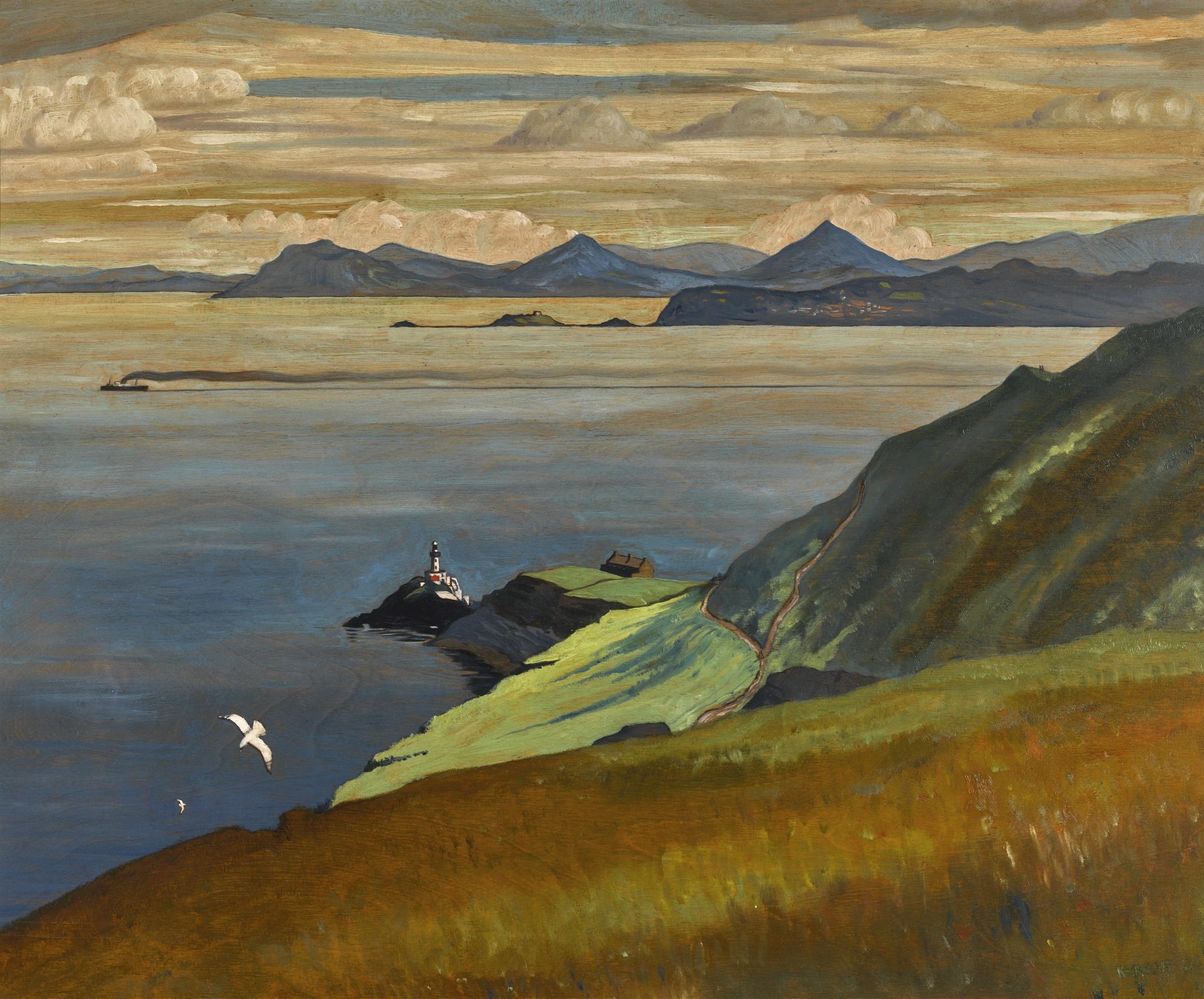 Harry Kernoff, R.H.A. - Dublin Bay From Howth