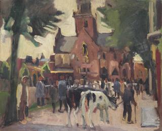 Harry Kuijten - The Cattle Market, Alkmaar