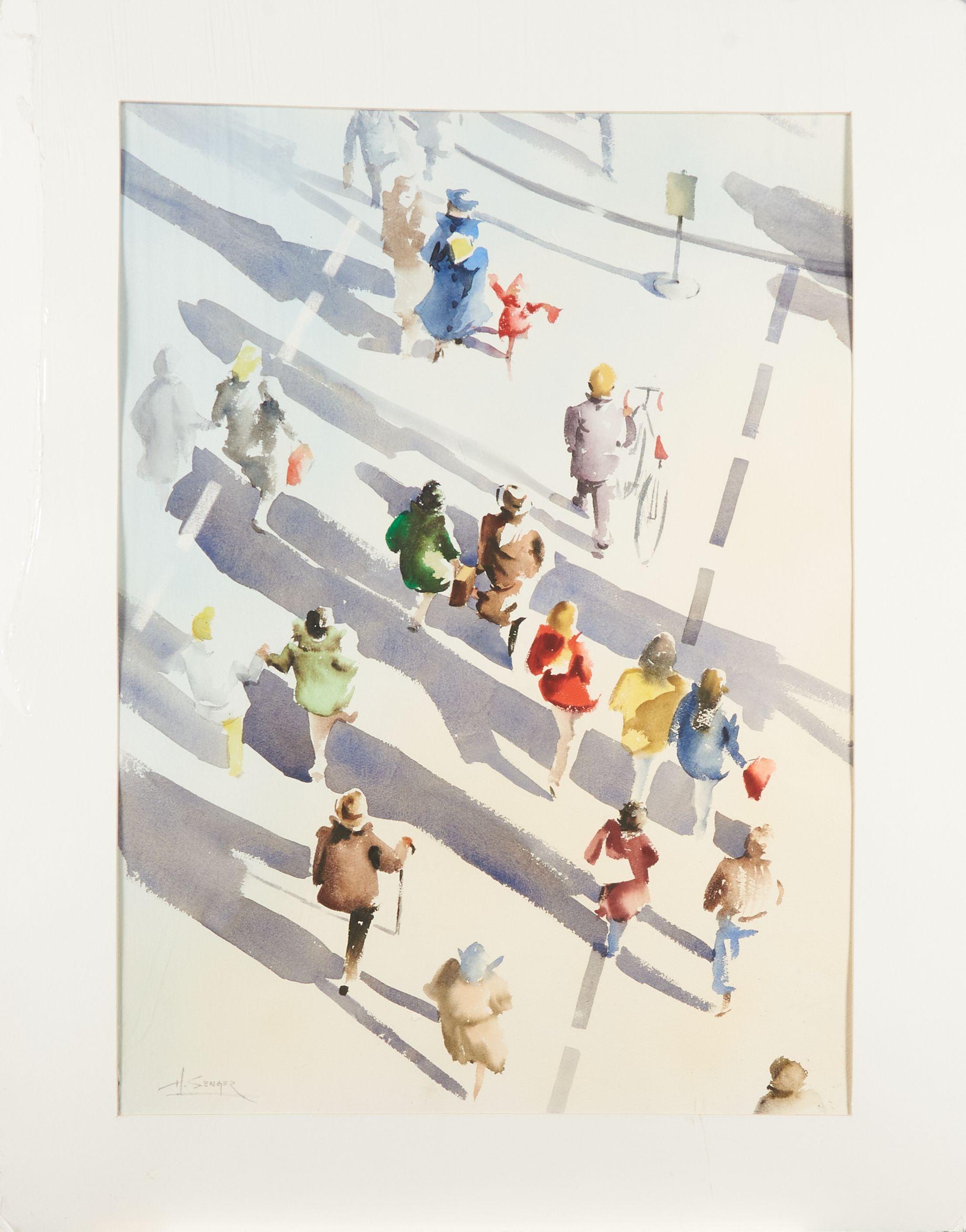 Harry L. Senger - Commuters from Above