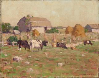 Harry Leith-Ross - Summer Pastoral with Cows