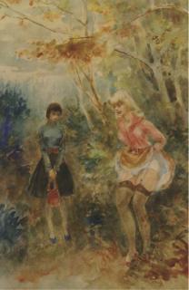 Harry Maas - Two girls in the woods