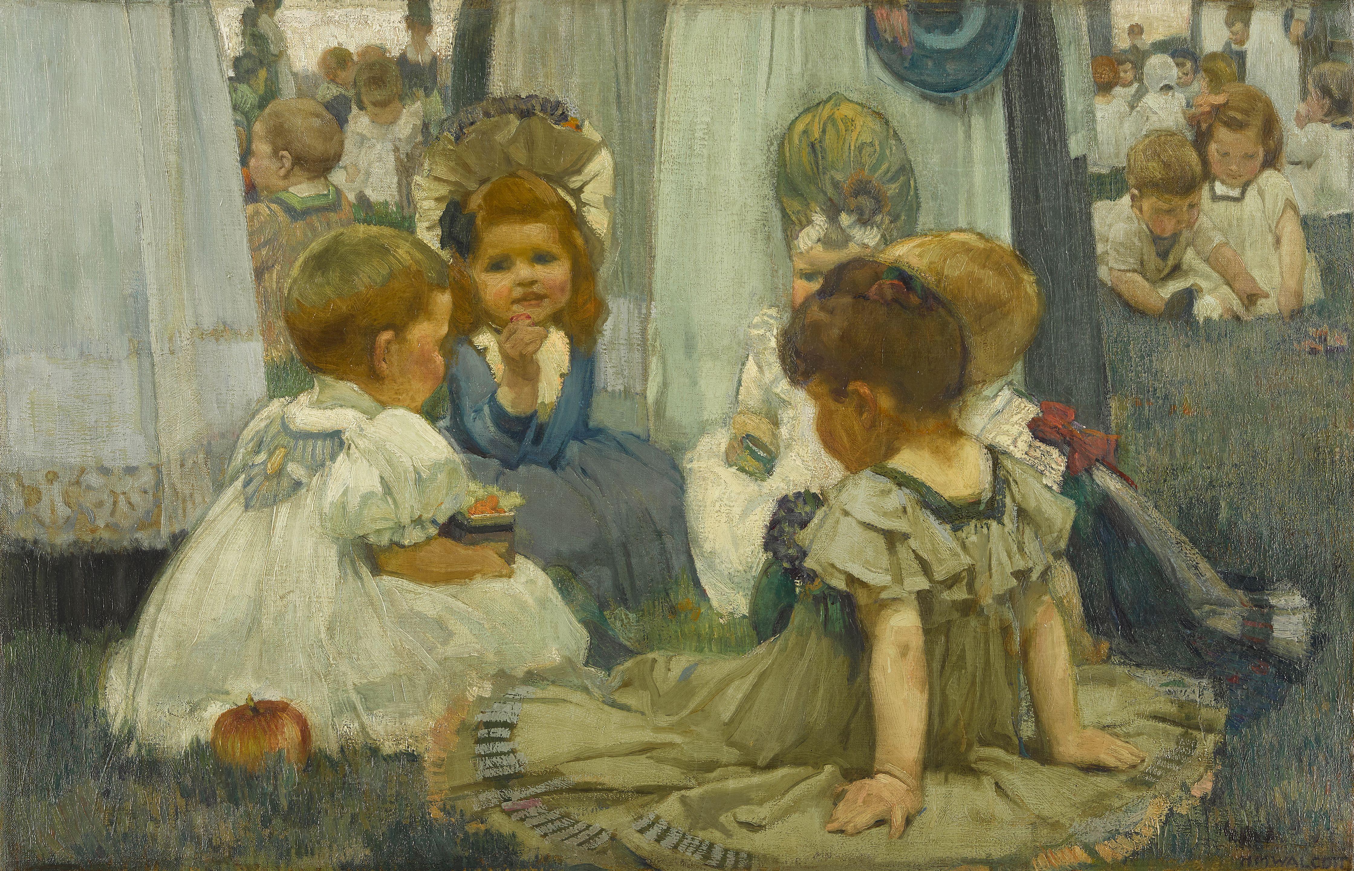 Harry Mills Walcott - The Children\'s Party