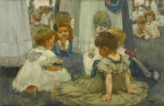 Harry Mills Walcott - The Children\'s Party