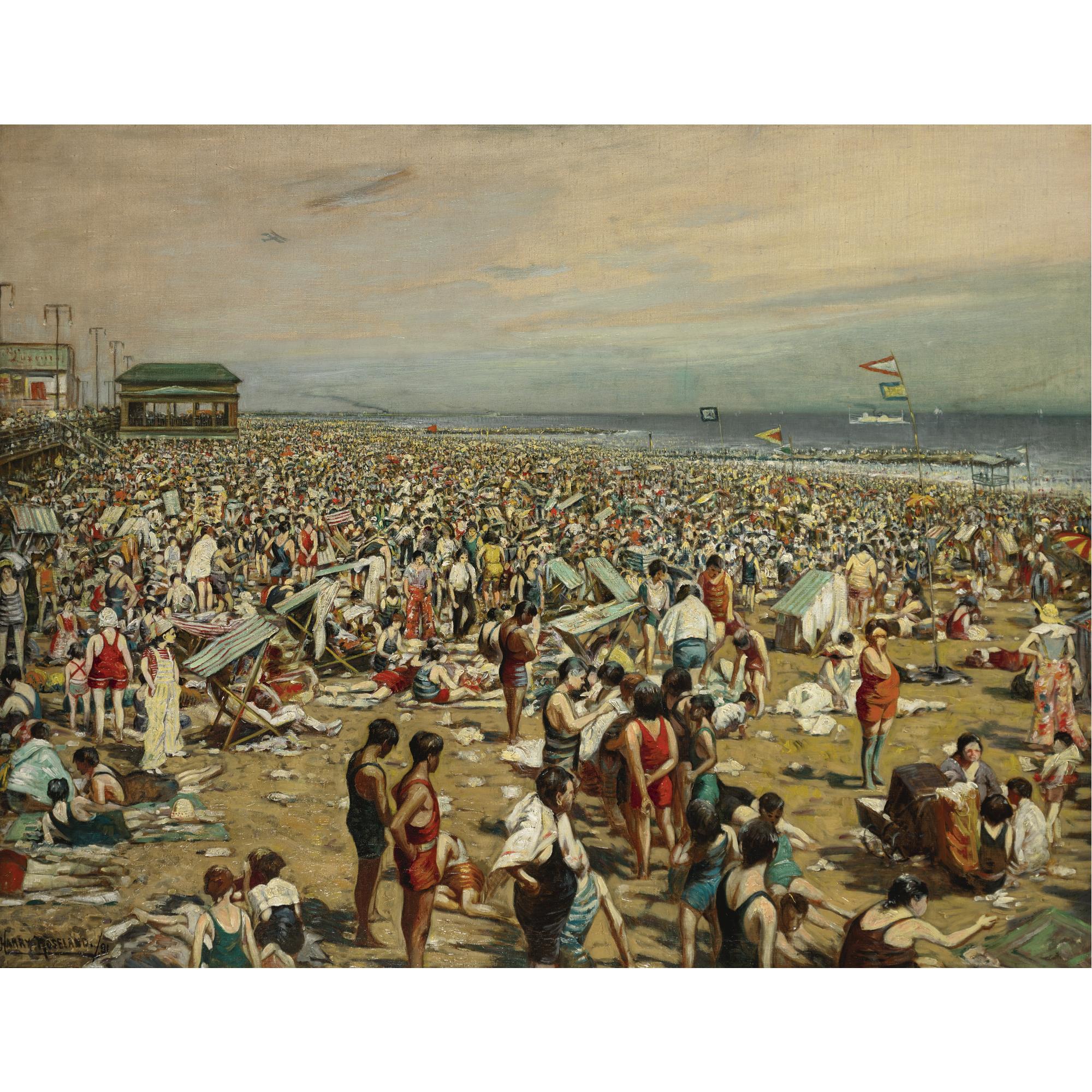 Harry Roseland - The Beach At Coney Island