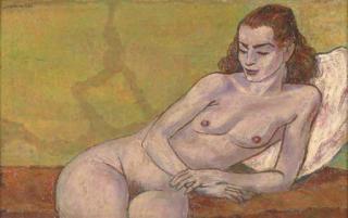 Harry Sternberg - Reclining nude
