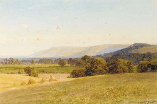 Harry Sutton Palmer - A cornfield on the Sussex Downs