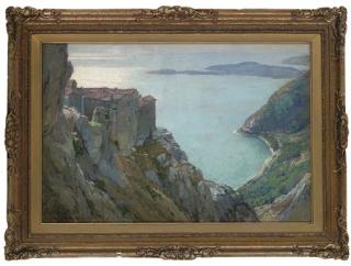 Harry van der Weyden - Looking towards St. Jean-Cap-Ferrat from Eze, Côte d\'Azur