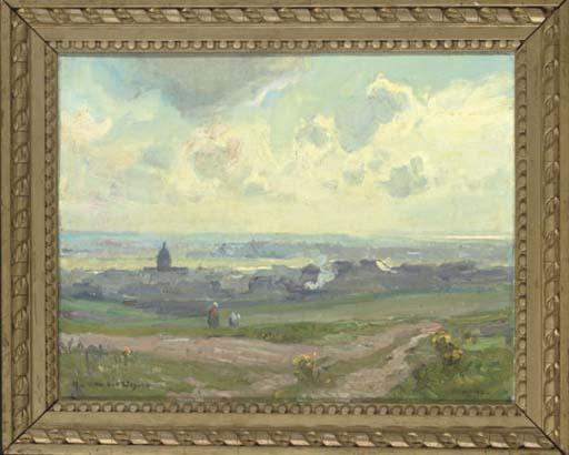 Harry van der Weyden - Sun behind the clouds, Etaples, France