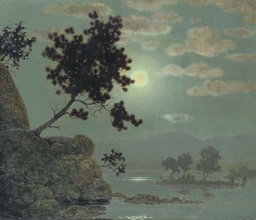 Harry Willson Watrous - Silvery Moonlight