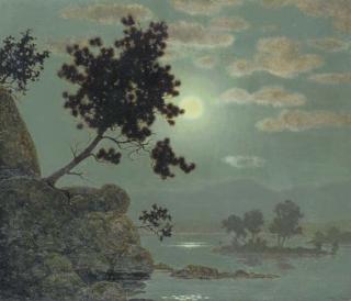 Harry Willson Watrous - Silvery Moonlight
