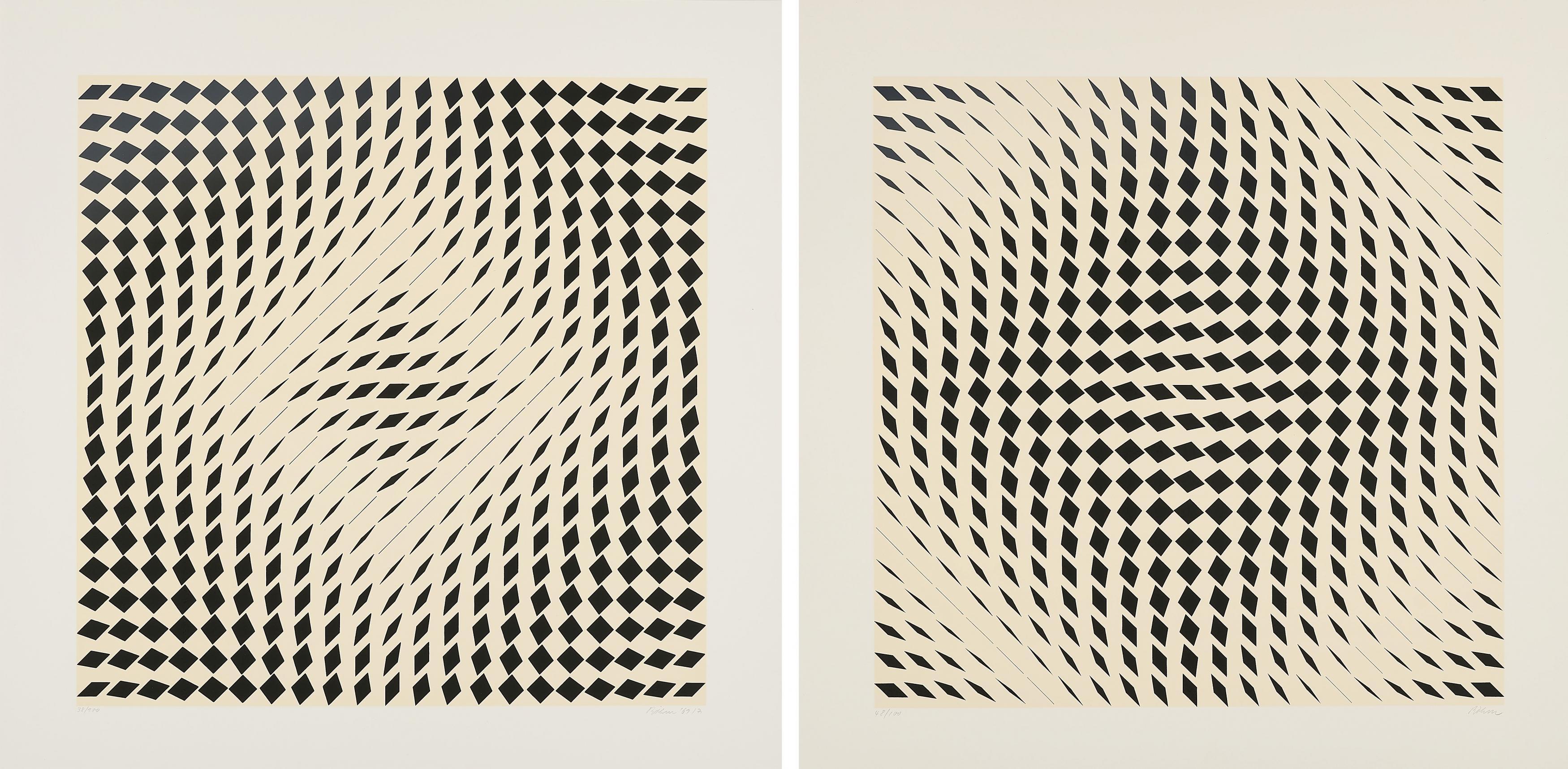 Hartmut Böhm - Konvolut von 2 Serigrafien.