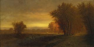 Harvey Otis Young - Autumn Near New Haven, Connecticut