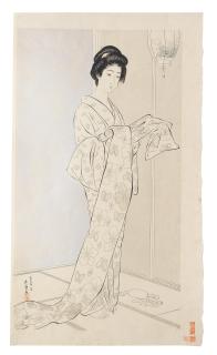 Hashiguchi Goyo - Showa era (1926-1989), circa 1950