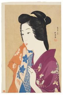Hashiguchi Goyo - Woman with a Towel