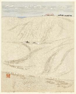 Hashimoto Okiie - A Woodblock Print