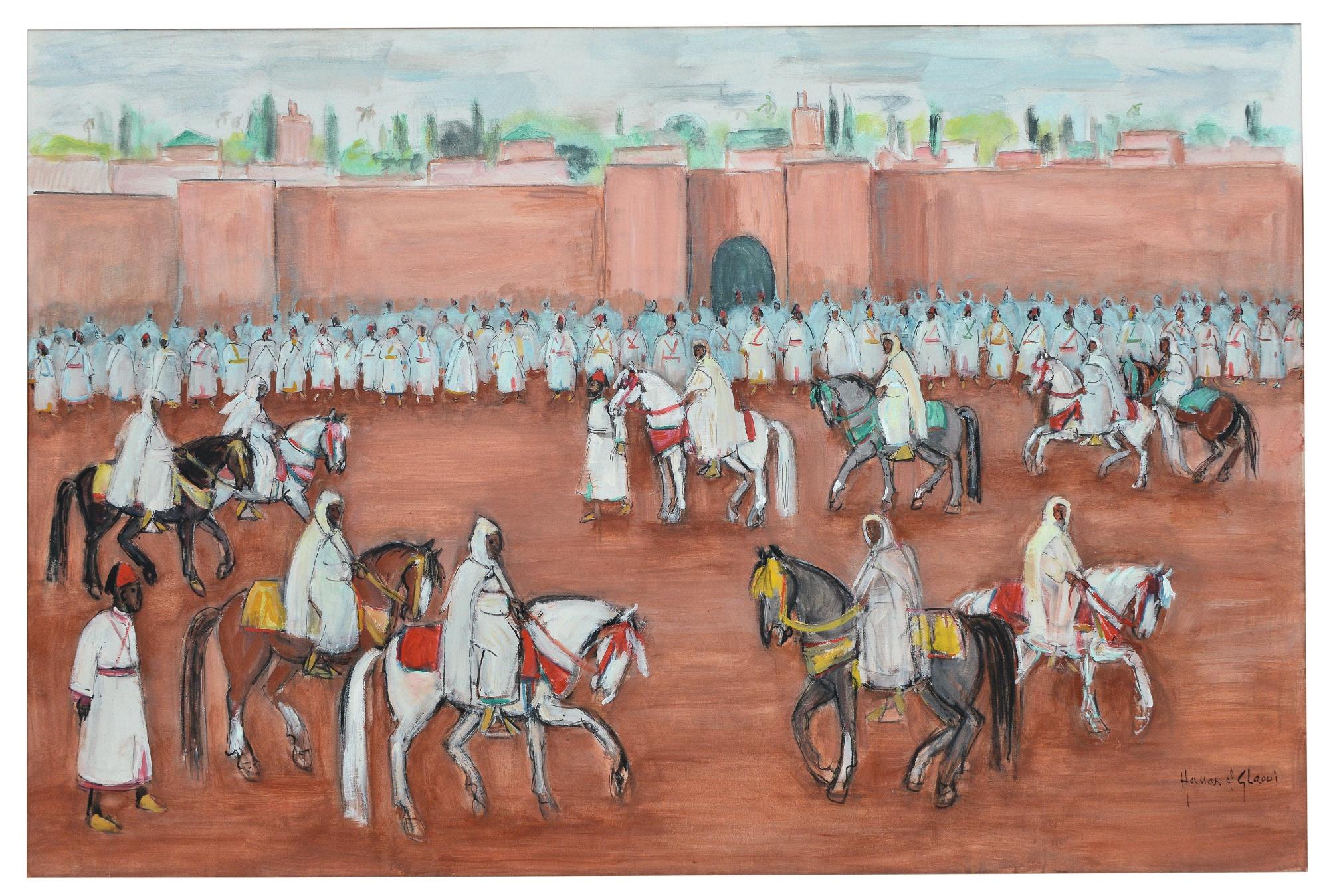 Hassan El Glaoui - Moroccan La Sortie Du Roi