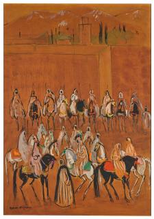 Hassan El Glaoui - Untitled (Riders)
