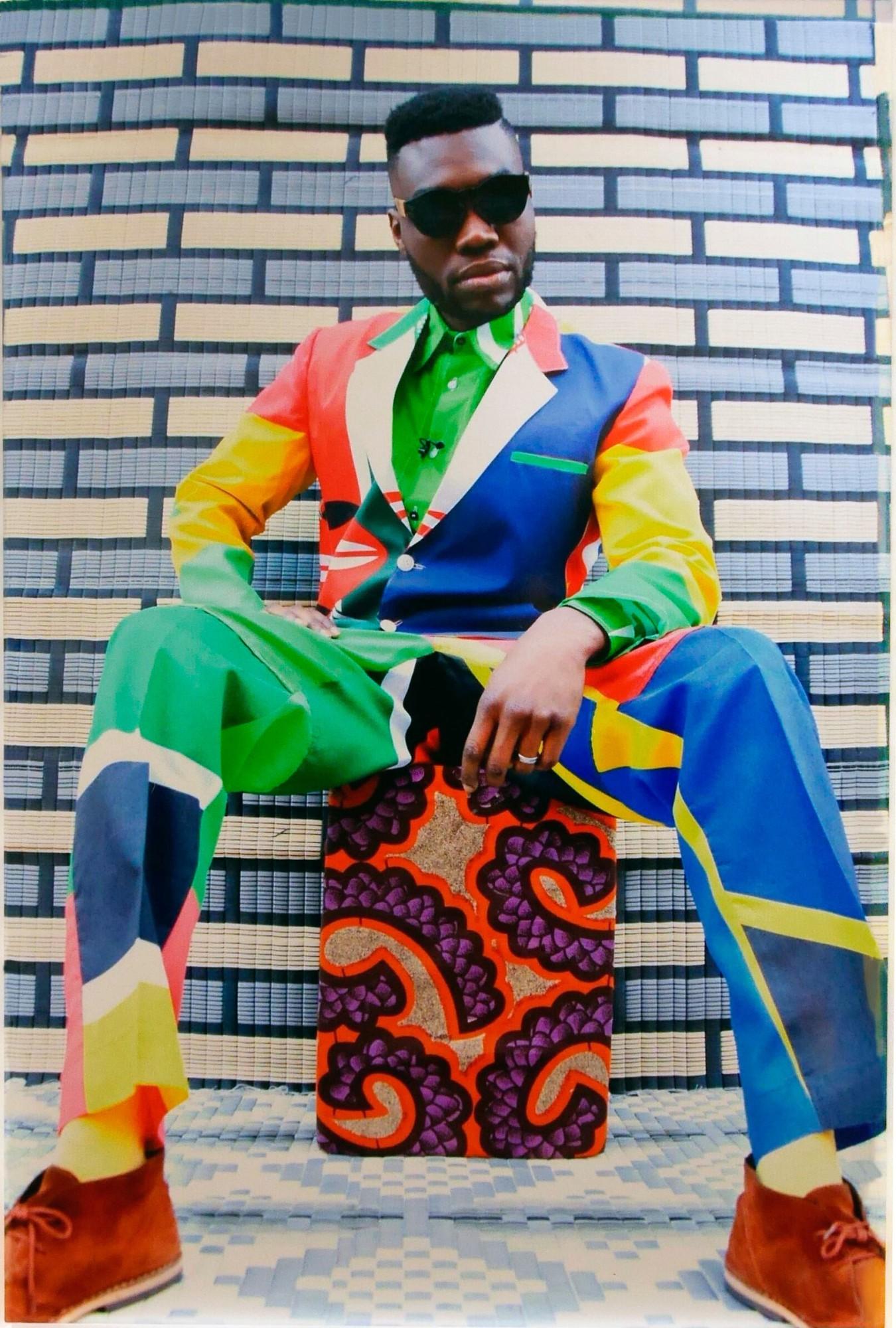 Hassan Hajjaj - \'Afrikan Boy Sittin\'\' (from the series My Rockstars), 2013