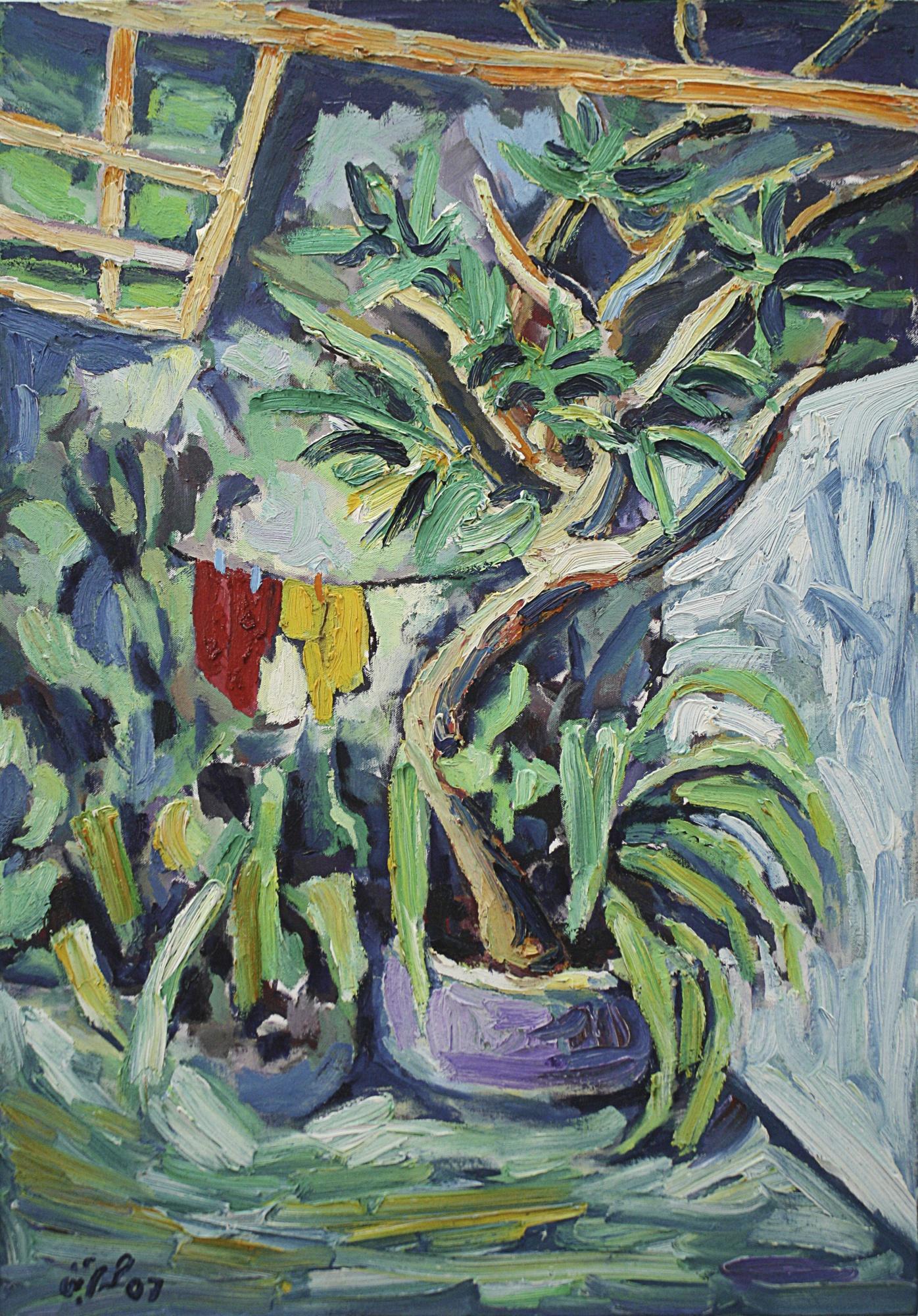 Hassan Sharif - Emirian garden #1