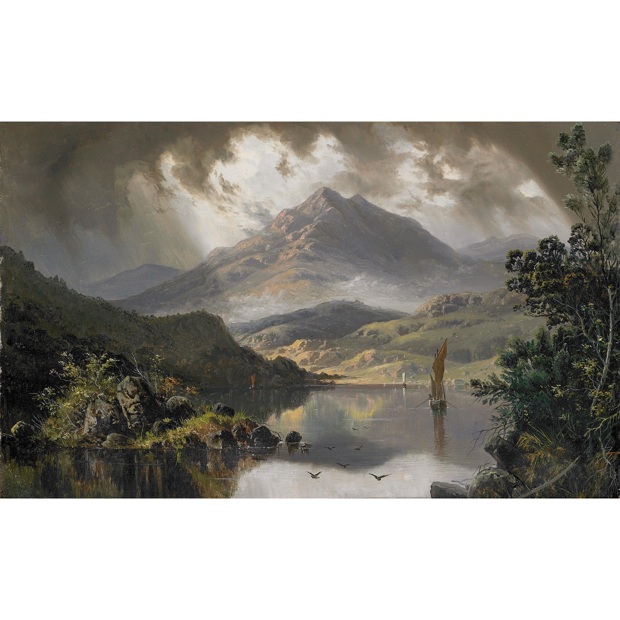 Haughton Forrest - British lake Scene