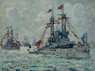 Hayley Lever - Battleships on the Hudson River