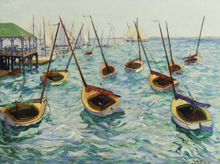 Hayley Lever - Dancing Boats, Marblehead