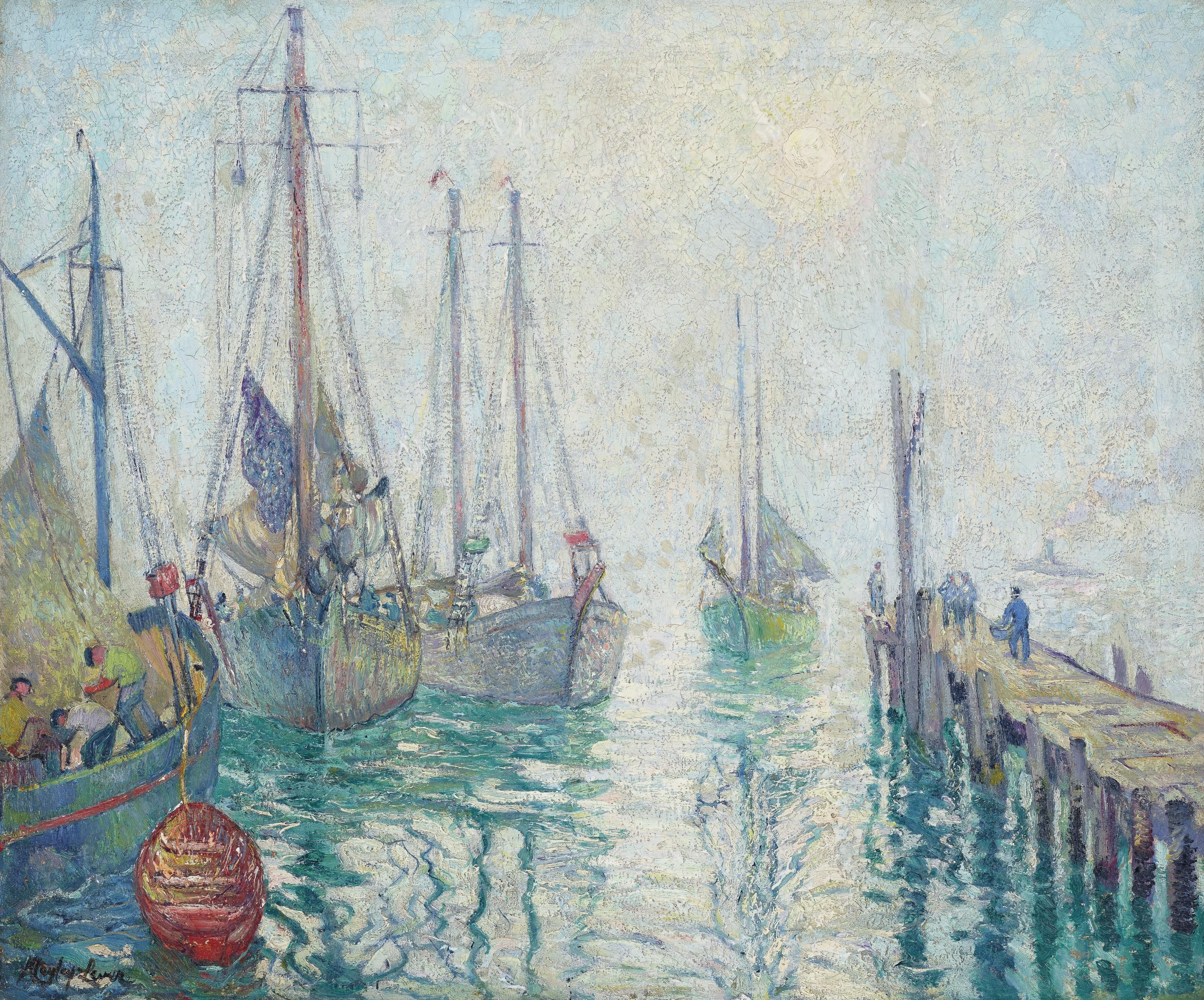 Hayley Lever - Fishing Boats, Gloucester