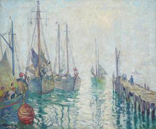 Hayley Lever - Fishing Boats, Gloucester