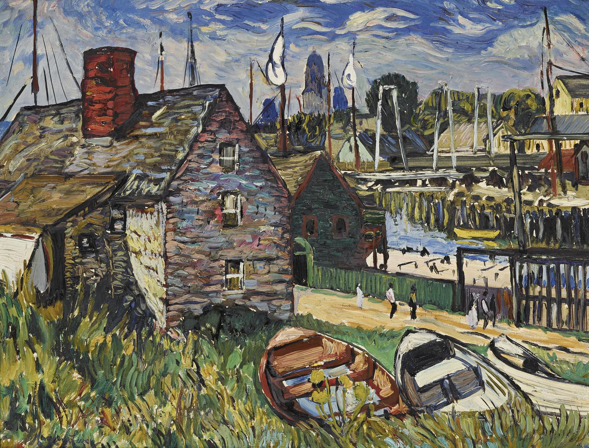 Hayley Lever - House By Gloucester Harbor