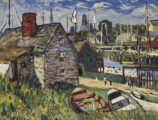 Hayley Lever - House By Gloucester Harbor