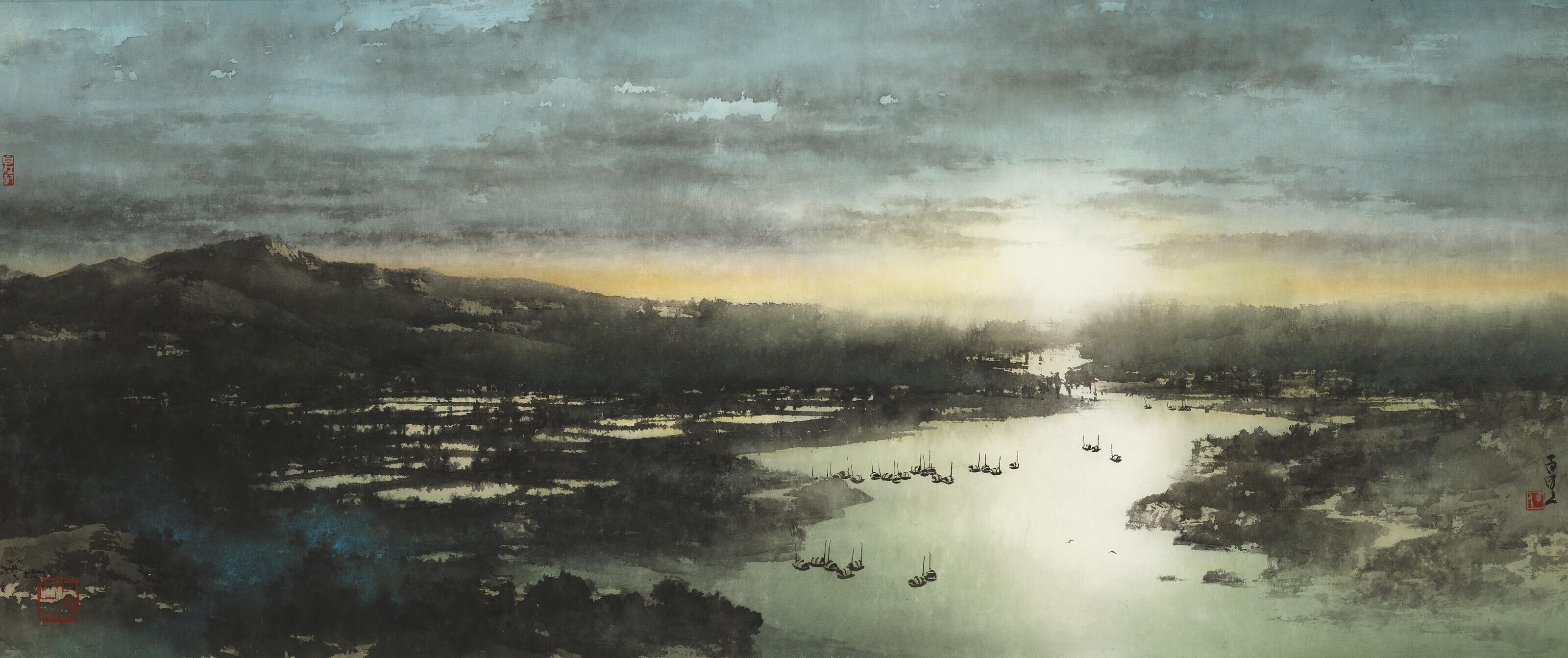 He Baili - Fishing Village at Dawn