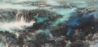 He Baili - Green Landscape