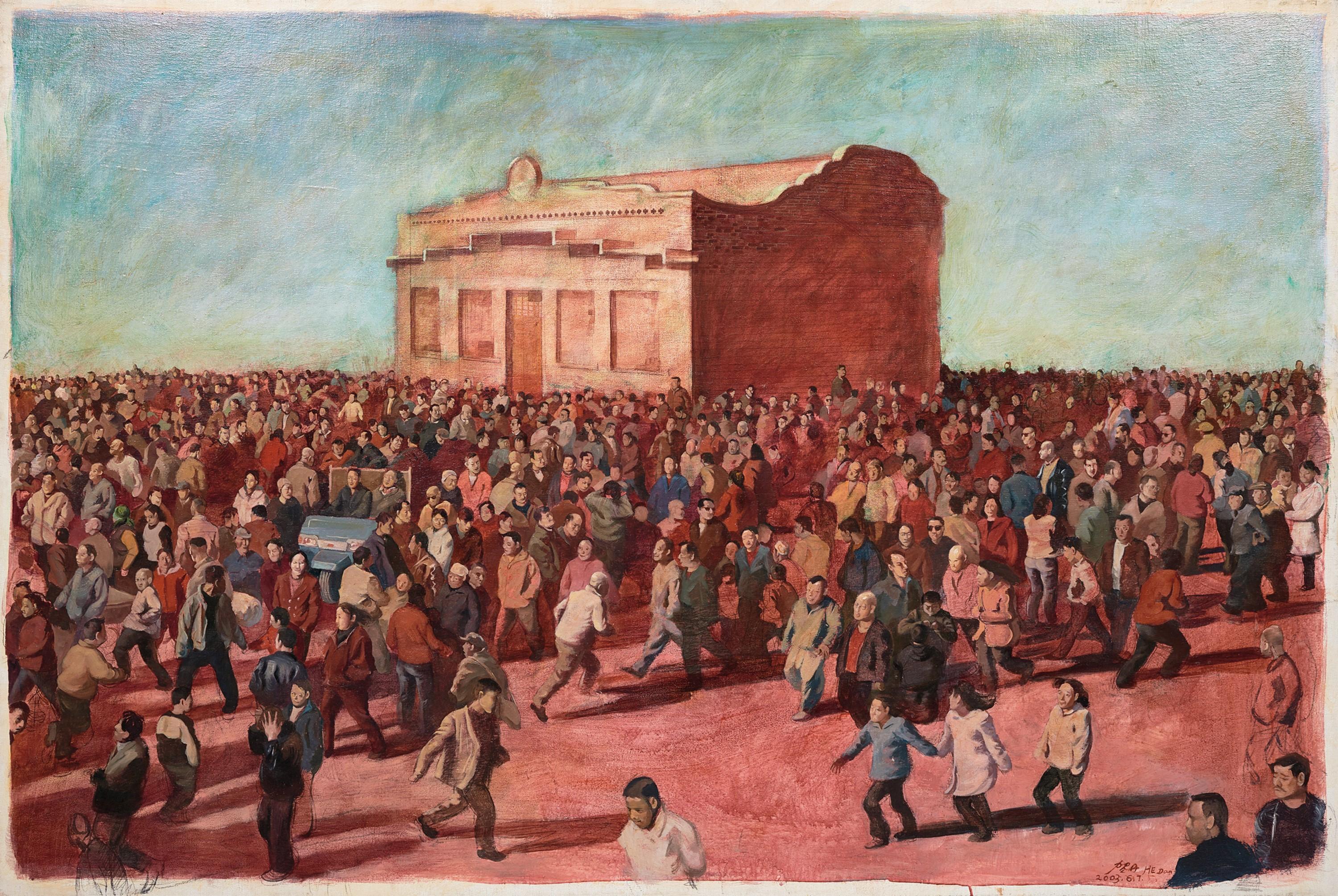 He Dan - Memory Of People Ii(Painted In 2003)