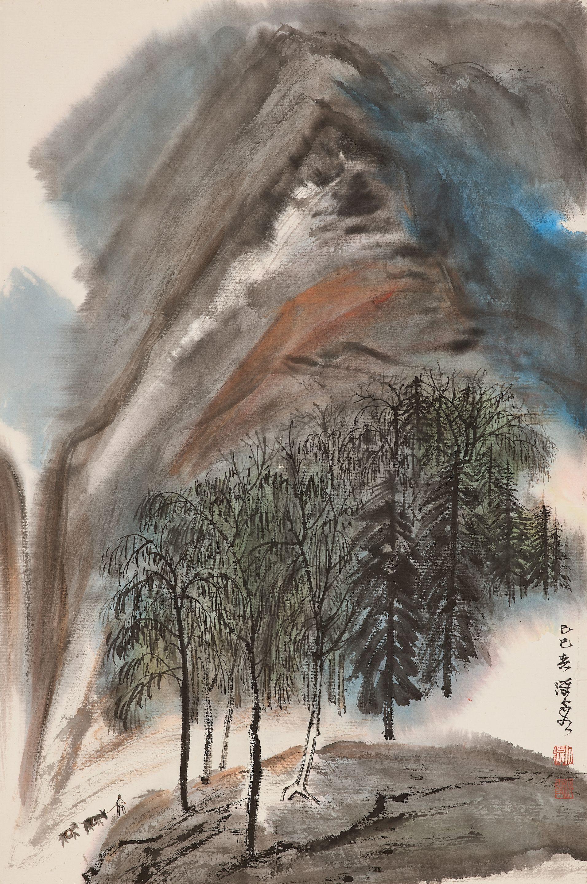 He Haixia - Landscape, 1989
