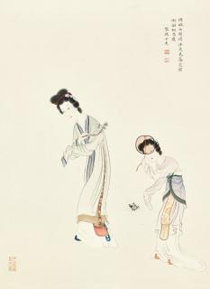 He Hongyu - Ladies and Butterfly