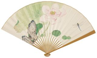 He Hongyu - Lotus and Dragonfly