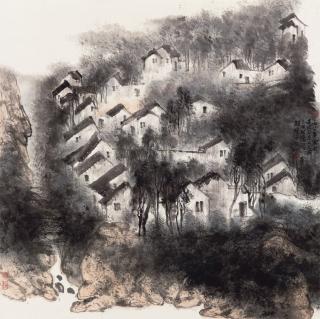 He Huaishou - Village in the Mountains