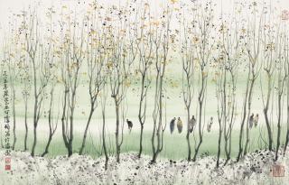 He Huaishuo - Autumn Forest