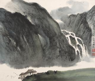 He Huaishuo - Dwellings in the Mountains