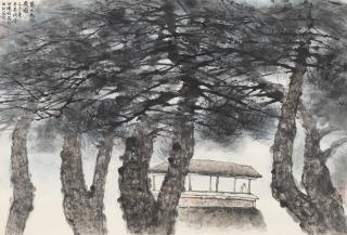 He Huaishuo - Scholar in a Thatched Cottage