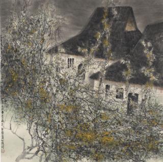 He Huaishuo - Vine-Clad Cottage