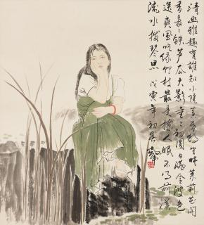 He Jiaying - Girl in Green Dress