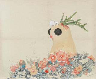 He Juan - Flower Sea Series No.1(Painted In 2012)