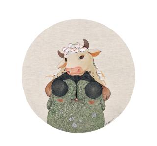 He Juan - Zodiac Series—— Cow (Painted In 2013)