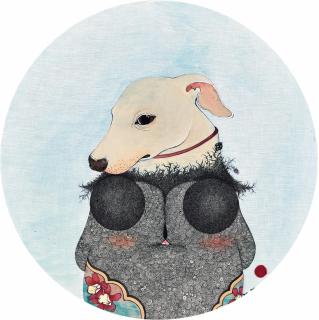 He Juan - Zodiac Series Dog 2(Painted in 2014)