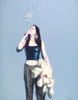 He Sen - Girl. Toy. Smoking