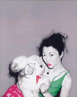 He Sen - Girl with Toy