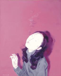 He Sen - Smoking Girl No. 4